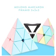 HITAM Rubik's Triangle Rubik's Cube 3x3 Magic Cube 4x4 Puzzle Cube 5x5 Black Macaron Color