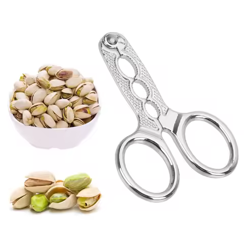 New Melon Seed Opener Clamp Walnut Nut Cracker Kitchen tool Stainless Steel Walnut Pine Sheller Nutc