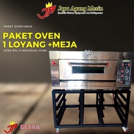 Paket Oven 1 deck 1 loyang Getra RFL-11SS + Kaki RFL11SS RFL 11 SS