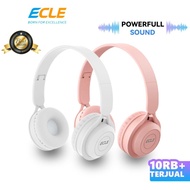 Pilihan Ecle Headphone Bluetooth Headset Bluetooth In-Ear Deep Bass