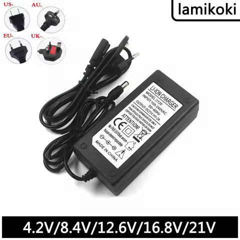 4.2V 8.4V 12.6V 16.8V 21V 1A 2A 3A 5A Intelligence Lithium Li-ion Battery Charger For Lithium Polyme