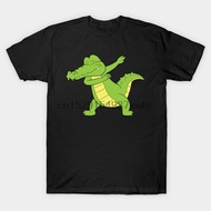 Crocodile Pattern T-Shirt For Men S-5XL