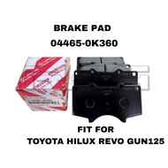 Toyota Hilux Revo Gun125 Brake Pad 04465-0K360/35290