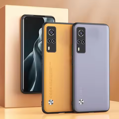 Luxury PU Leather Phone Case For Vivo Y31 Y51 Y53S Y72 Silicone Cover Thin Case For Vivo Y21 Y21S Y3