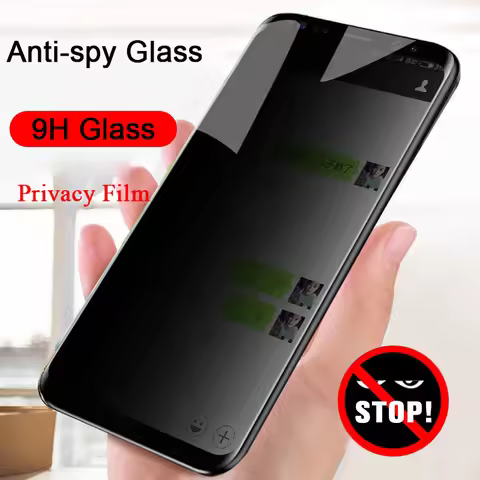 Anti-Spy Screen Protector For Galaxy A6 A8 Plus 2018 A7 A9 2018 Tempered Glass For Samsung A51 A71 A