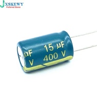 10pcs/lot 15uf400V  aluminum electrolytic capacitor size 10*17mm 400V 15uf 20%