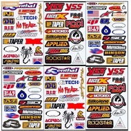 Motorcycle Stickers Helmet Stickers Customizable Waterproof Material 0HBI