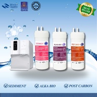 COWAY OMBAK / NEO / PETIT / HALAL WATER FILTER UPGRADE 3 STAGE ALKALINE SET