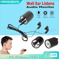 Ready!! Ear Listen Mini Spy Bug Wall Home Microphone Alat Pemantau