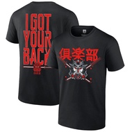 Men's Black AJ Styles &amp; Omos Phenomenally Done Colossally Won T-Shirt Black The O.C. I Got Your Back T-Shirt