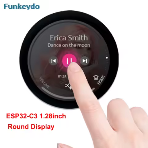 ESP32-C3 1.28inch IPS 240*240 GC9A01 Round Display LCD Module for Arduino 1.28" TFT Smart Display To