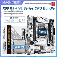 MACHINIST X99 k9(c612)LGA2011-3 เมนบอร์ดชุดเสริม Xeon E5 2640 V4 CPU DDR4 หน่วยความจำ (สูงสุด 128GB)