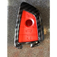 Carbon Fiber Car Key Case Cover For Bmw G11 F39 F10 F31 F30 E30 F07 F16 F48 G30 G38 Protection 3 but