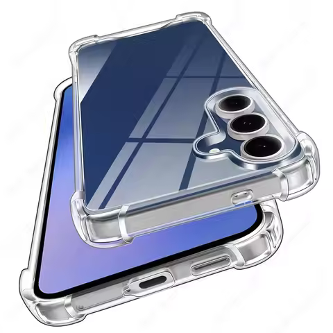 Shockproof Clear Silicone Soft Case For Samsung Galaxy S25 FE 5G Back Cover Shell On SamsungS25FE Ga
