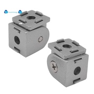 2 Pcs Aluminum Alloy Pivot Joint for Aluminum Extrusion Profile 2020 Series Flexible Pivot Joint 202