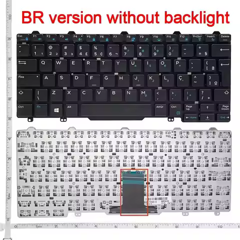 US/LA/BR/RU laptop keyboard For DELL Latitude E5270 E7250 3150 3160 3165 12-5000 5280 7350 5290 5250