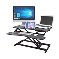 Desktop Standing Desk Lifting Table Computer Table Adjustable Monitor Stand Laptop Stand Riser Wooden Rack Laptop Stand