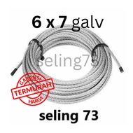 2mm galvanized steel wire rope 2mm/ wire rope 2mm galvanized wire sling