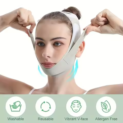 Reusable V Shaper Mask Beauty Face Sculpting Sleep Mask Facial Lifting Anti Wrinkle Strap Band Sleep