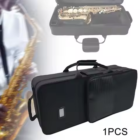 Alto Saxophone Case External Pocket Padded Carry Case Accompaniment Special Saxophone Carrying Bag S