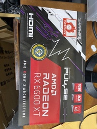 未拆全新 藍寶石 SAPPHIRE PULSE RX 6600 XT 顯示卡