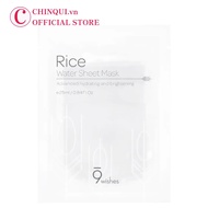 9Wishes Mask Rice Extract Moisturizing & Brightening Rice Water Sheet Mask 25ml