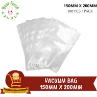 PLAIN VACUUM BAG 15 X 20 CM - sealed plastic - VACUUM plastic