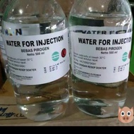 air steril bebas pirogen (aquabidest/wfi) 500 ml