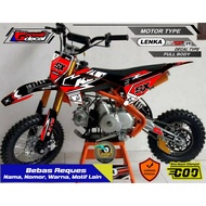 Striping Sticker Trail Mini LENKA 110cc CRZ 110cc/ ZUUMAV 110cc/ MINI MOTOR 110cc/ TAO MOTOR 110cc F