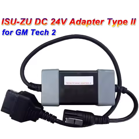 For ISUZU DC 24V Adapter Type II for GM Tech 2 Truck Adapter Diagnostic Scanner for ISUZU or Engine 