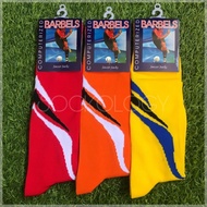 (min 3pcs @9,000) Teenagers' futsal barbells calf length soccer motif foot ball socks