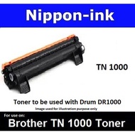 Nipponink TN1000 laser Toner Compatible with Brother TN 1000 TN-1000 L-1110 HL-1210W DCP-1510 DCP-16