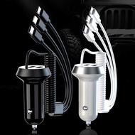 Car Charger Dual usb One-to-Three Wire Fast Charge Multi-Function Cigarette Lighter 3.1a Car Charger