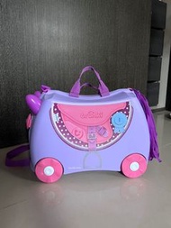 二手 【英國Trunki】可乘坐兒童行李箱 紫色款