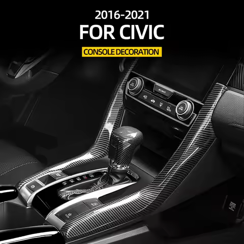 For ﻿HONDA 2016 2017 2018 2019 2020 2021 10th CIVIC SEDAN HATCHBACK AT MT Gear decoration sticker