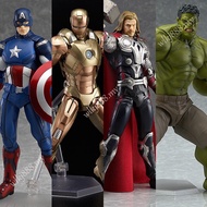 Figma The Avengers 026 Iron man 266 Captain America 216 Thor Odinson 271 Hulk Anime Articulado Action Figure Model Dolls