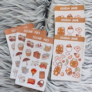 Jollygoodies | Choco Bear and Holiday Stuff Stickers - Jairnaling Sticker