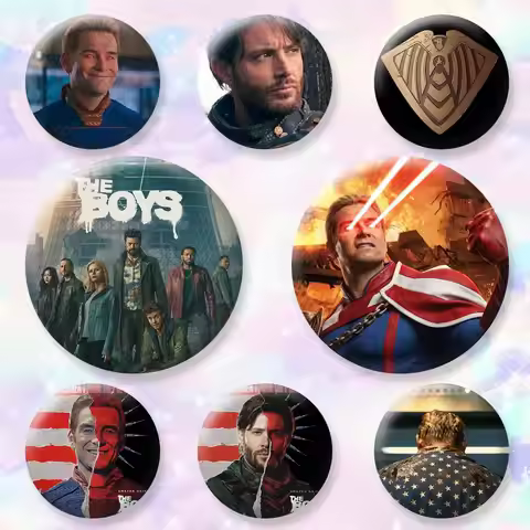 H-Homelander The B-Boys Soldier Boy Button Pins Backpack Clothing Decor Brooch Badge Jewelry Gifts f