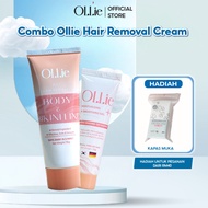 Ollie Hair Removal Cream (70g) + Serum To Prevent Hair Regrowth (30g)