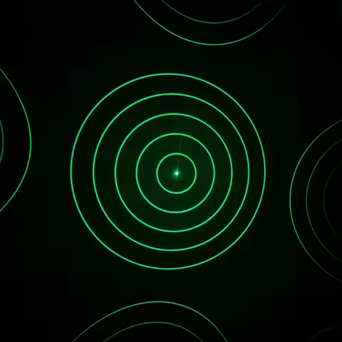 DOE Green 5 Ring Focusable Locator D18x65mm 520nm Laser Module 10mw 20mw 30mw 50mw for Positioning 3