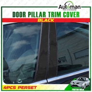 Door Window Pillar Proton Waja Pillar Trim Cover Chrome Black Gold Rose Accessories