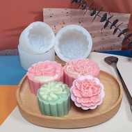 Mid-Autumn Festival Snow Skin Mooncake Silicone Mold Lotus Lotus Leaf Glutinous Rice Cakes Pineapple