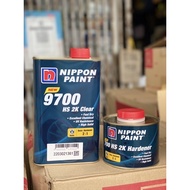 (set) Nippon Paint 9700 High Solid Clearcoat 2:1 Clear with Hardener