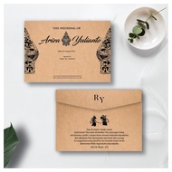 Thick aesthetic Kraft envelope