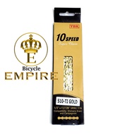 YBN S10 10 Speed Gold 10speed Bicycle Empire Chain