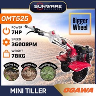 OGAWA OMT-525/2BW Mini Tiller Cultivator Petrol Engine Mesin Bajak Tanah