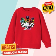 Poppy Playtime 4 Nightmare Critters Smile Kids Sweater Boys & Girls Sweater Jacket/ Custom Name Popp