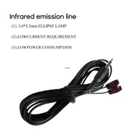 CUY 3 5mm Dual IR Infrared Remote Control Receiver For TV Set Video Recorder