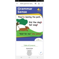 [PDF] 4E05  4th Grade English Activity Workbook : Grammar Sense