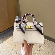 Túi Xách Mini Da Thật Kelly II Túi Xách Nữ Thời Trang Đa Năng Túi Đeo Vai Đơn Túi Vuông Nhỏ Túi Xách